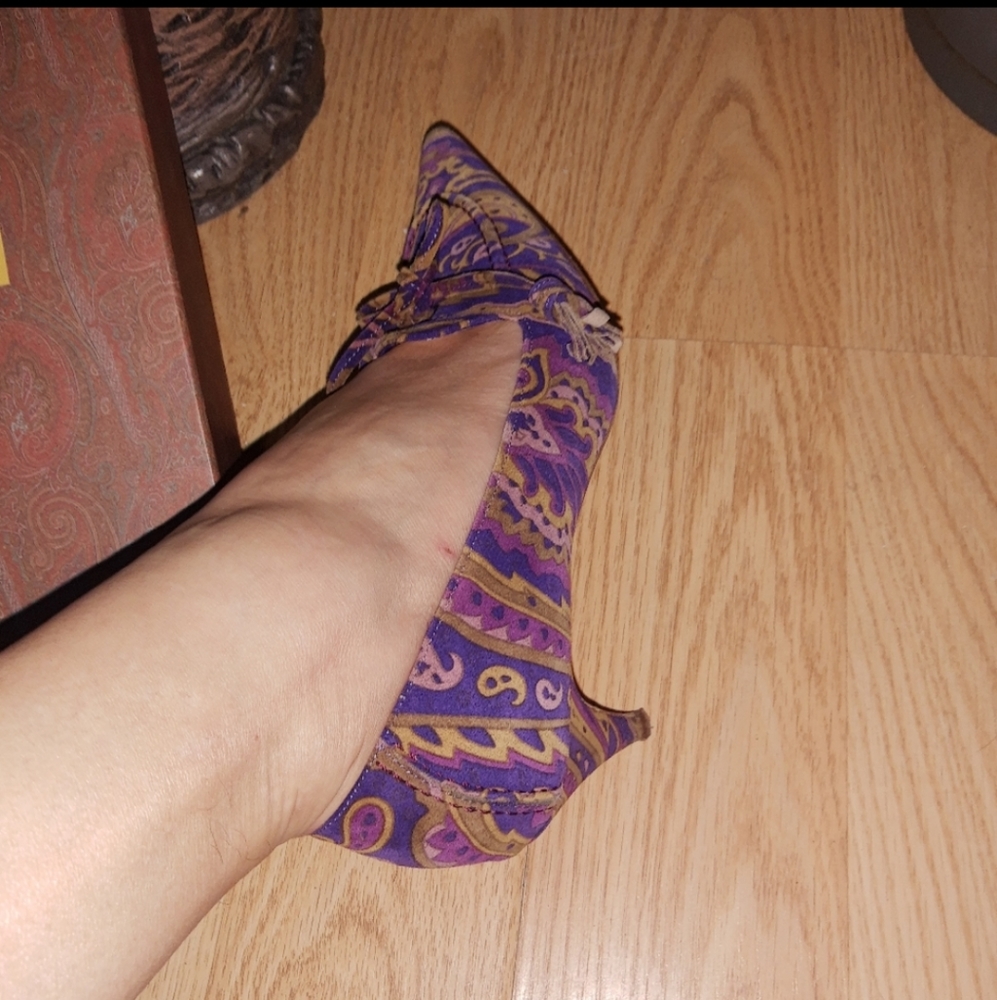 $500 ETRO shoes/ Made in Italy/38.5